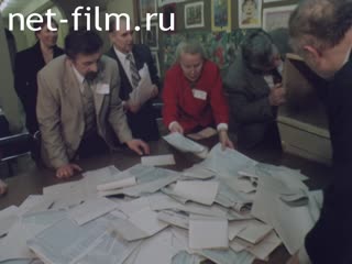 Footage Presidential elections. (2000)