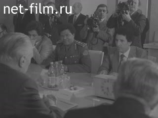 Newsreel Daily News / A Chronicle of the day №12-1983 The conversation in the Kremlin. At the five-year watch. Food Program - work nationwide. Kinoreportazh. (1983)