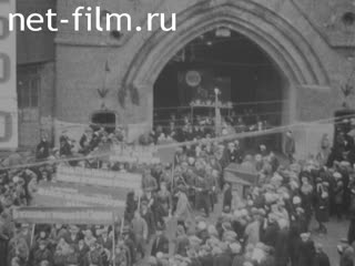 Footage Celebrate the 1st of may and the 15th anniversary of the October revolution in Moscow. (1932)