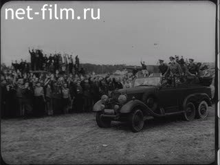 Киножурнал Дойче Вохеншау №571-2 Рабочий материал. (1941)